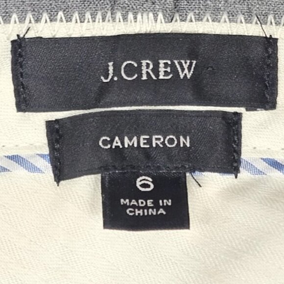 🛍️ J. Crew "Cameron" Slim Crop Pants - Women's 6 - Gray Stretch - Picture 8 of 11
